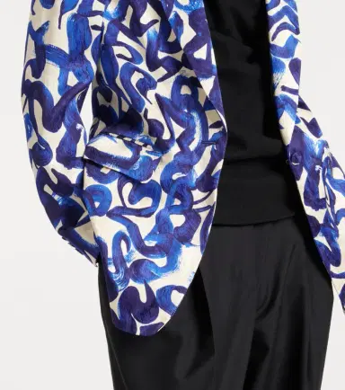 Dries Van Noten Printed blazer | Thumbnail 4 Dries Van Noten Printed blazer | Thumbnail 4