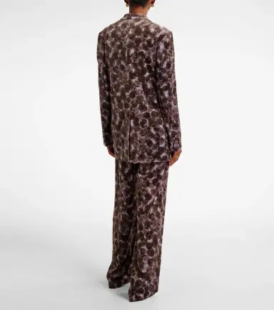 Dries Van Noten Printed cotton-blend blazer | Thumbnail 2 Dries Van Noten Printed cotton-blend blazer | Thumbnail 2