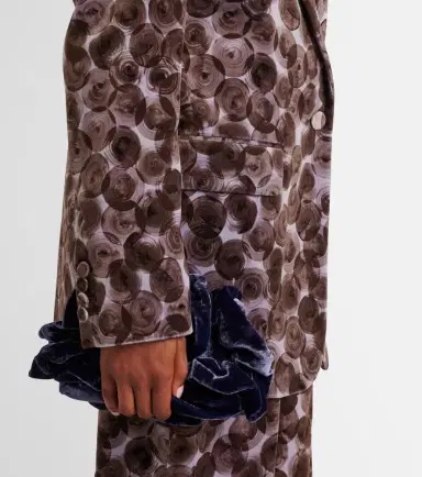 Dries Van Noten Printed cotton-blend blazer | Thumbnail 5 Dries Van Noten Printed cotton-blend blazer | Thumbnail 5