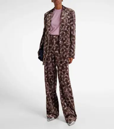 Dries Van Noten Printed cotton-blend blazer | Thumbnail 7 Dries Van Noten Printed cotton-blend blazer | Thumbnail 7