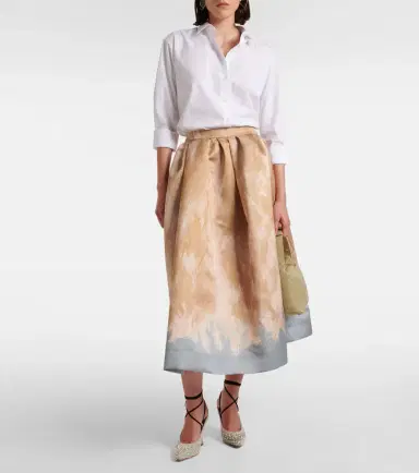 Dries Van Noten Printed high-rise midi skirt | Thumbnail 4 Dries Van Noten Printed high-rise midi skirt | Thumbnail 4
