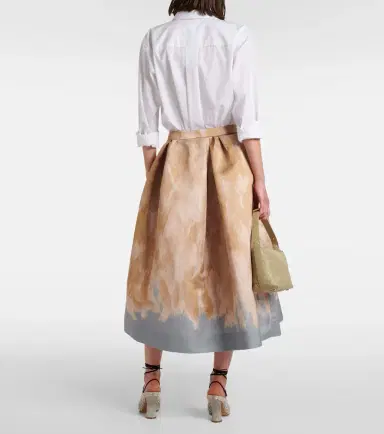 Dries Van Noten Printed high-rise midi skirt | Thumbnail 5 Dries Van Noten Printed high-rise midi skirt | Thumbnail 5