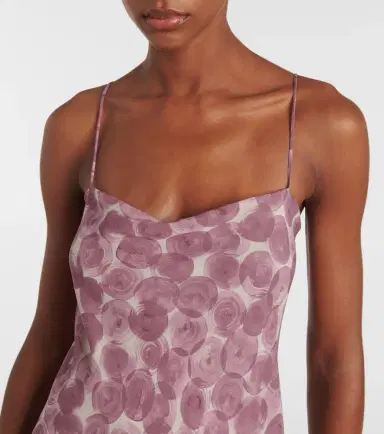 Dries Van Noten Printed silk chiffon slip dress | Thumbnail 3 Dries Van Noten Printed silk chiffon slip dress | Thumbnail 3