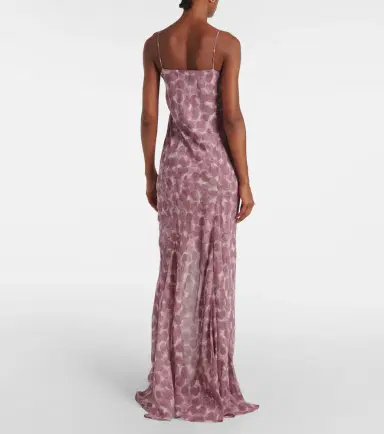 Dries Van Noten Printed silk chiffon slip dress | Thumbnail 4 Dries Van Noten Printed silk chiffon slip dress | Thumbnail 4