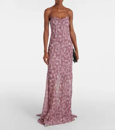 Dries Van Noten Printed silk chiffon slip dress | Thumbnail 5 Dries Van Noten Printed silk chiffon slip dress | Thumbnail 5