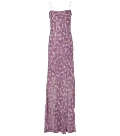 Dries Van Noten Printed silk chiffon slip dress | Thumbnail 1 Dries Van Noten Printed silk chiffon slip dress | Thumbnail 1