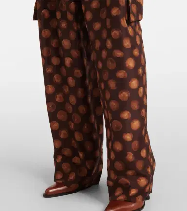 Dries Van Noten Printed silk cargo pants | Thumbnail 4 Dries Van Noten Printed silk cargo pants | Thumbnail 4