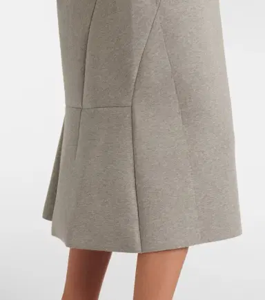 Dries Van Noten Cotton-blend midi skirt | Thumbnail 4 Dries Van Noten Cotton-blend midi skirt | Thumbnail 4