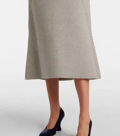 Dries Van Noten Cotton-blend midi skirt | Thumbnail 5 Dries Van Noten Cotton-blend midi skirt | Thumbnail 5
