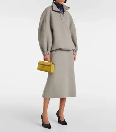 Dries Van Noten Cotton-blend midi skirt | Thumbnail 6 Dries Van Noten Cotton-blend midi skirt | Thumbnail 6