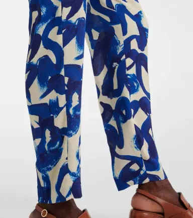 Dries Van Noten Printed slim pants | Thumbnail 2 Dries Van Noten Printed slim pants | Thumbnail 2