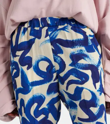 Dries Van Noten Printed slim pants | Thumbnail 4 Dries Van Noten Printed slim pants | Thumbnail 4
