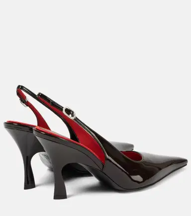 Stella McCartney Elsa faux leather slingback pumps | Thumbnail 3 Stella McCartney Elsa faux leather slingback pumps | Thumbnail 3