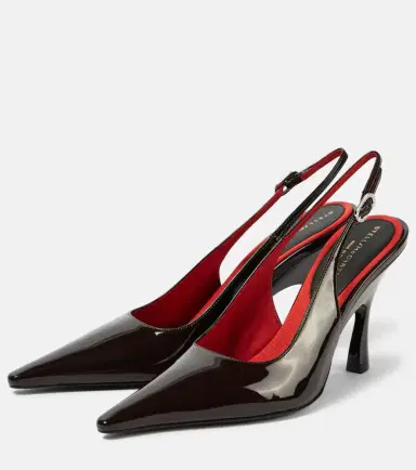 Stella McCartney Elsa faux leather slingback pumps | Thumbnail 4 Stella McCartney Elsa faux leather slingback pumps | Thumbnail 4