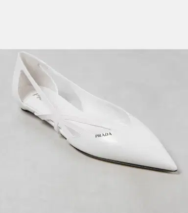 Prada Leather ballet flats | Thumbnail 3 Prada Leather ballet flats | Thumbnail 3