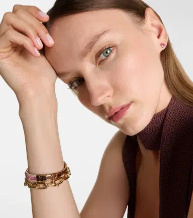 Shay Jewelry 18kt rose gold earrings with sapphire and diamonds | Thumbnail 2 Shay Jewelry 18kt rose gold earrings with sapphire and diamonds | Thumbnail 2