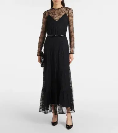 Max Mara Modane lace maxi dress | Thumbnail 2 Max Mara Modane lace maxi dress | Thumbnail 2