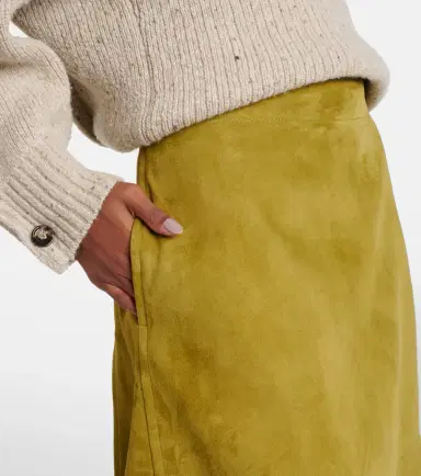 Bottega Veneta Suede midi skirt | Thumbnail 5 Bottega Veneta Suede midi skirt | Thumbnail 5
