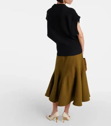 Bottega Veneta Ribbed-knit wool top | Thumbnail 2 Bottega Veneta Ribbed-knit wool top | Thumbnail 2