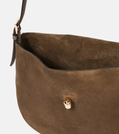 Savette Large Tondo suede shoulder bag | Thumbnail 3 Savette Large Tondo suede shoulder bag | Thumbnail 3