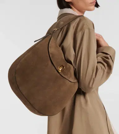 Savette Large Tondo suede shoulder bag | Thumbnail 4 Savette Large Tondo suede shoulder bag | Thumbnail 4