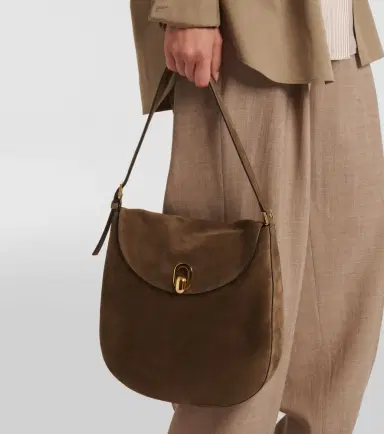 Savette Large Tondo suede shoulder bag | Thumbnail 5 Savette Large Tondo suede shoulder bag | Thumbnail 5