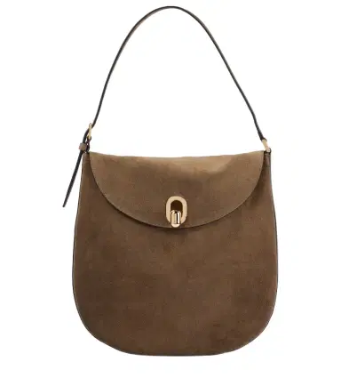 Savette Large Tondo suede shoulder bag | Thumbnail 1 Savette Large Tondo suede shoulder bag | Thumbnail 1