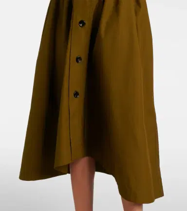 Bottega Veneta Cotton canvas shirt dress | Thumbnail 2 Bottega Veneta Cotton canvas shirt dress | Thumbnail 2