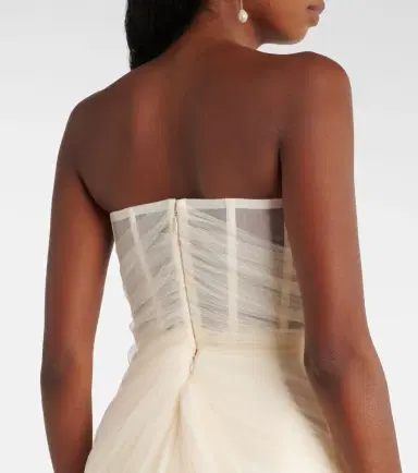 Danielle Frankel Bridal Bernie tulle minidress | Thumbnail 4 Danielle Frankel Bridal Bernie tulle minidress | Thumbnail 4