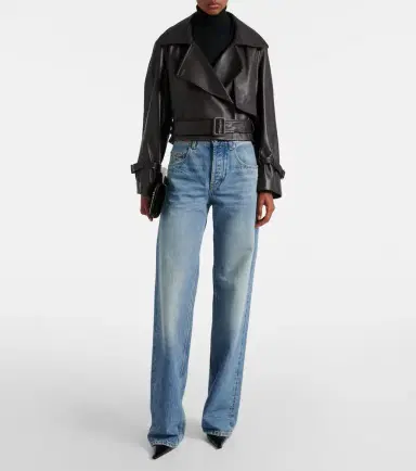 Nour Hammour Hatti leather biker jacket | Thumbnail 2 Nour Hammour Hatti leather biker jacket | Thumbnail 2