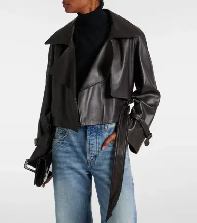 Nour Hammour Hatti leather biker jacket | Thumbnail 4 Nour Hammour Hatti leather biker jacket | Thumbnail 4