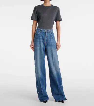 Stella McCartney Mid-rise wide-leg jeans | Thumbnail 5 Stella McCartney Mid-rise wide-leg jeans | Thumbnail 5