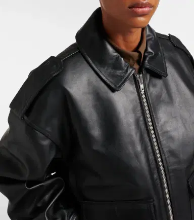 The Frankie Shop Viper leather jacket | Thumbnail 4 The Frankie Shop Viper leather jacket | Thumbnail 4