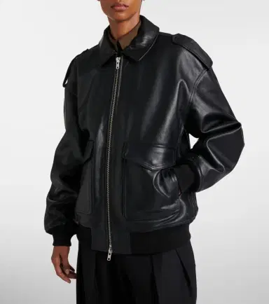The Frankie Shop Viper leather jacket | Thumbnail 5 The Frankie Shop Viper leather jacket | Thumbnail 5