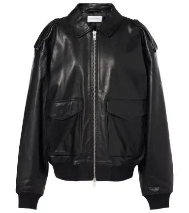 The Frankie Shop Viper leather jacket | Thumbnail 1 The Frankie Shop Viper leather jacket | Thumbnail 1