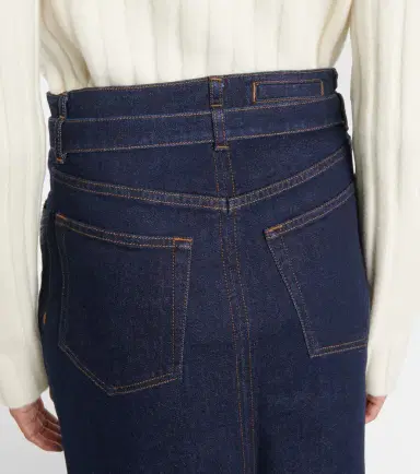 Proenza Schouler Calder denim midi skirt | Thumbnail 3 Proenza Schouler Calder denim midi skirt | Thumbnail 3