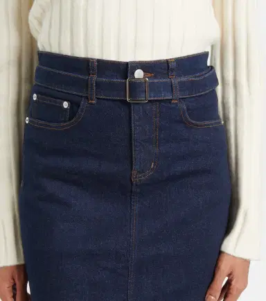 Proenza Schouler Calder denim midi skirt | Thumbnail 5 Proenza Schouler Calder denim midi skirt | Thumbnail 5