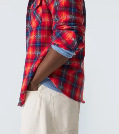 God's True Cashmere Checked cashmere shirt | Thumbnail 3 God's True Cashmere Checked cashmere shirt | Thumbnail 3