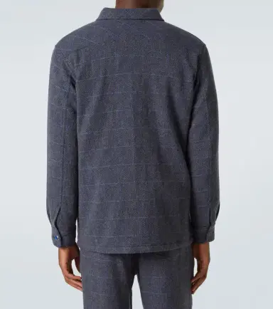 God's True Cashmere Wizard herringbone checked cashmere overshirt | Thumbnail 2 God's True Cashmere Wizard herringbone checked cashmere overshirt | Thumbnail 2