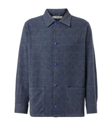 God's True Cashmere Wizard herringbone checked cashmere overshirt | Thumbnail 1 God's True Cashmere Wizard herringbone checked cashmere overshirt | Thumbnail 1