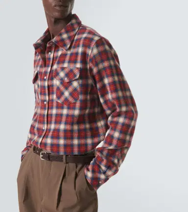God's True Cashmere Ski Santa Fe plaid cashmere shirt | Thumbnail 5 God's True Cashmere Ski Santa Fe plaid cashmere shirt | Thumbnail 5