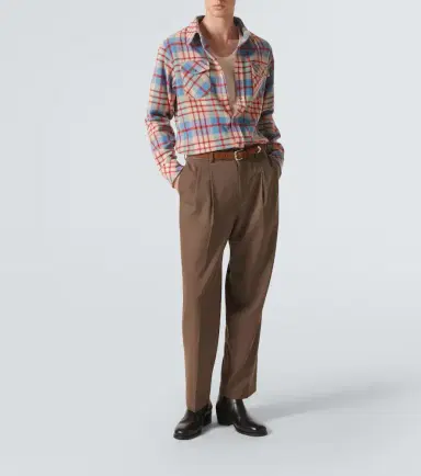 God's True Cashmere Al's Run plaid cashmere shirt | Thumbnail 5 God's True Cashmere Al's Run plaid cashmere shirt | Thumbnail 5