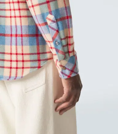 God's True Cashmere Al's Run plaid cashmere shirt | Thumbnail 7 God's True Cashmere Al's Run plaid cashmere shirt | Thumbnail 7