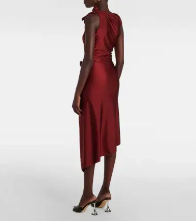 Coperni Floral-appliqué asymmetric midi skirt | Thumbnail 2 Coperni Floral-appliqué asymmetric midi skirt | Thumbnail 2