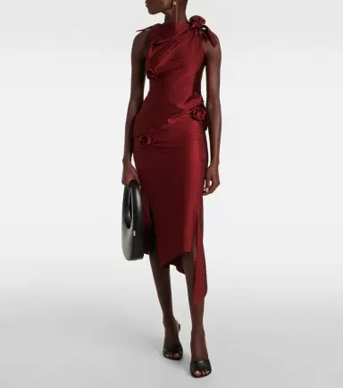 Coperni Floral-appliqué asymmetric midi skirt | Thumbnail 5 Coperni Floral-appliqué asymmetric midi skirt | Thumbnail 5