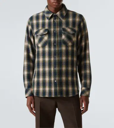 God's True Cashmere Tartan cashmere shirt | Thumbnail 3 God's True Cashmere Tartan cashmere shirt | Thumbnail 3