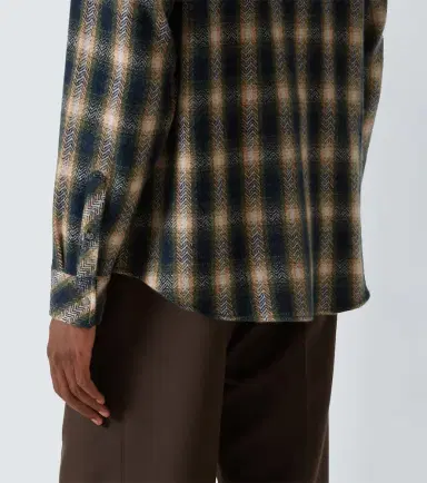 God's True Cashmere Tartan cashmere shirt | Thumbnail 5 God's True Cashmere Tartan cashmere shirt | Thumbnail 5