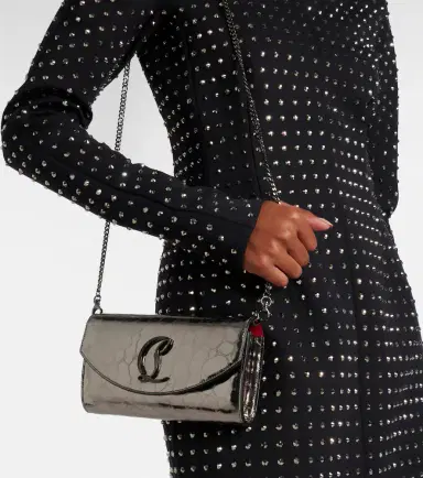 Christian Louboutin Loubi54 metallic leather wallet on chain | Thumbnail 5 Christian Louboutin Loubi54 metallic leather wallet on chain | Thumbnail 5