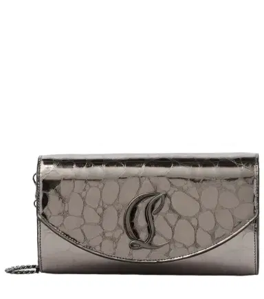 Christian Louboutin Loubi54 metallic leather wallet on chain | Thumbnail 1 Christian Louboutin Loubi54 metallic leather wallet on chain | Thumbnail 1