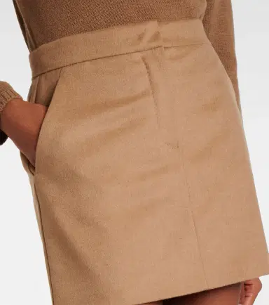 Max Mara Ancella camel hair miniskirt | Thumbnail 3 Max Mara Ancella camel hair miniskirt | Thumbnail 3